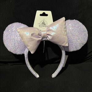 Disney Pastel Purple Sequin Minnie Ears